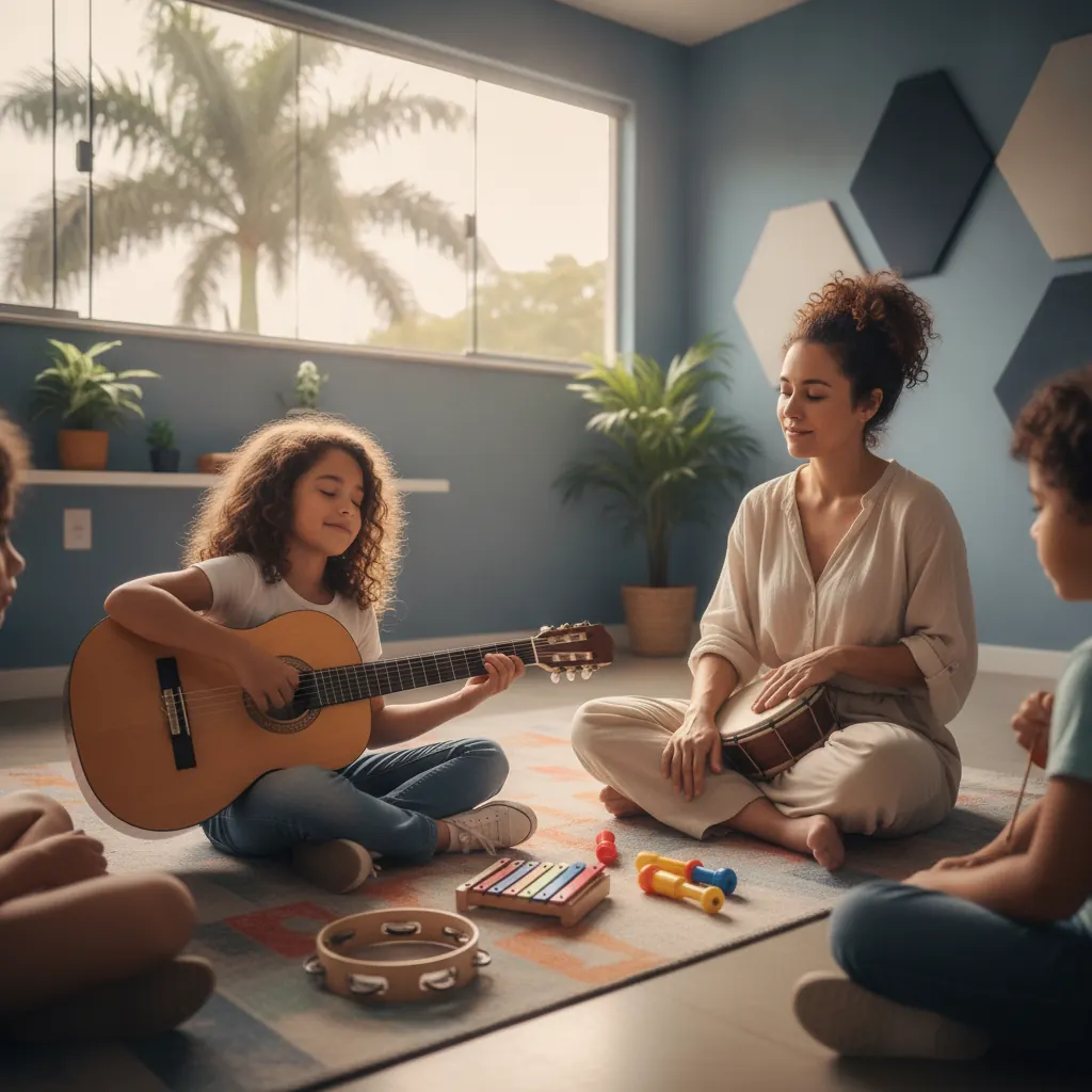 Como a Música Ajuda no Tratamento da Ansiedade em Crianças em Goiânia