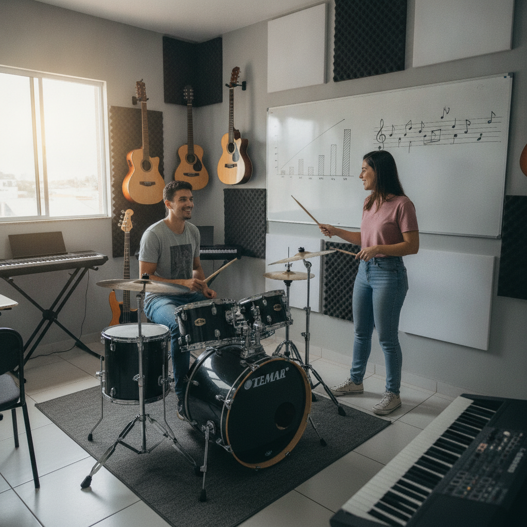 Como Aprender Bateria do Zero em Goiânia