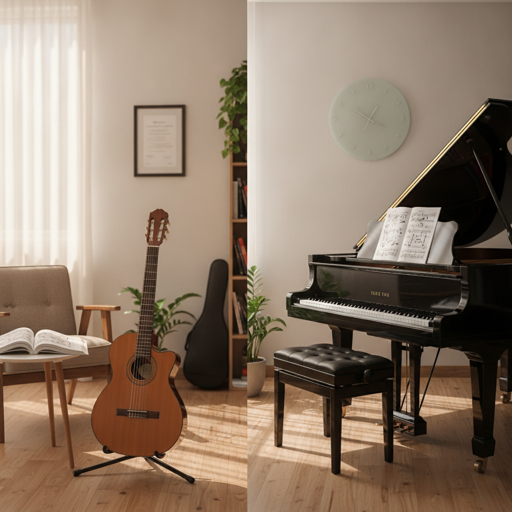 Como Escolher Entre Aulas de Violão e Piano em Goiânia