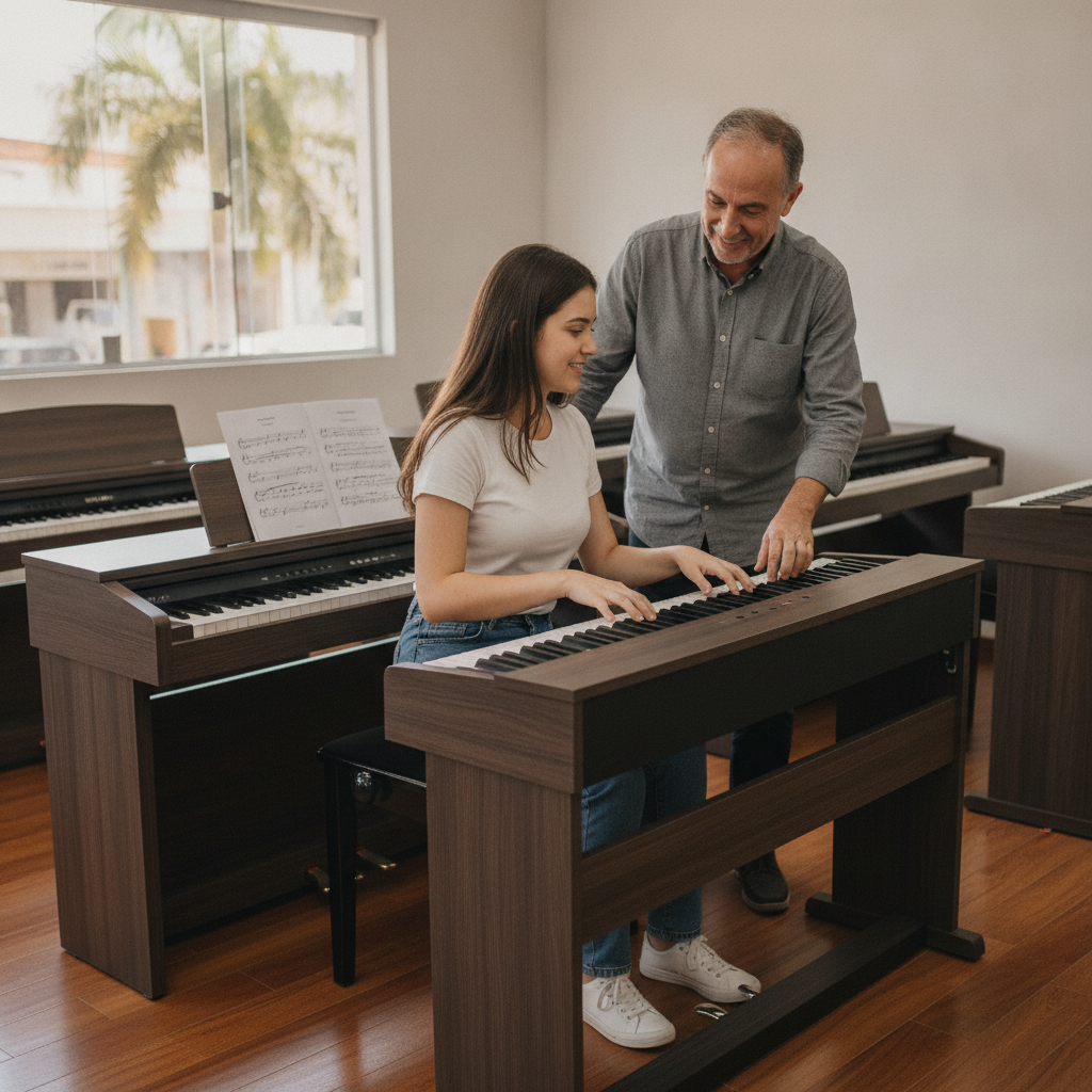Como Escolher o Melhor Piano para Iniciantes em Goiânia