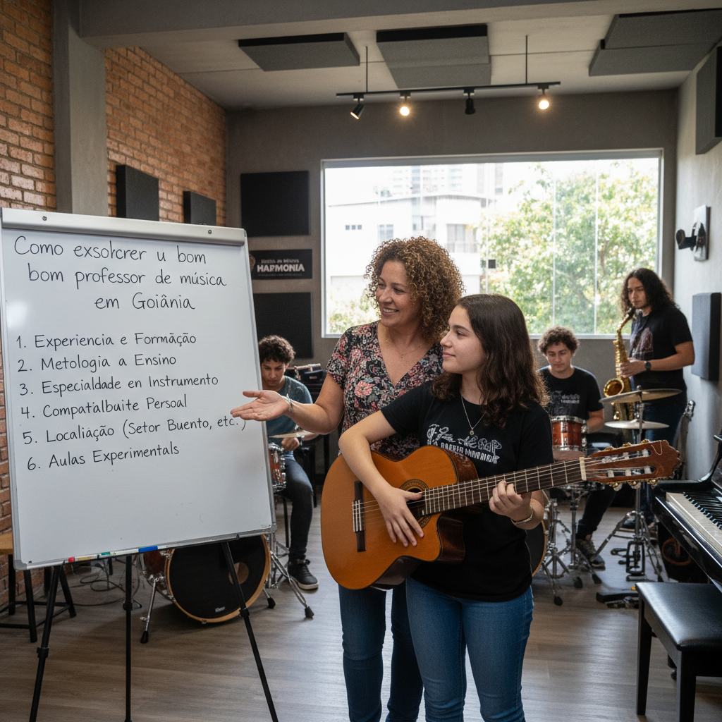 Como Escolher Professor de Música em Goiânia: Dicas Essenciais
