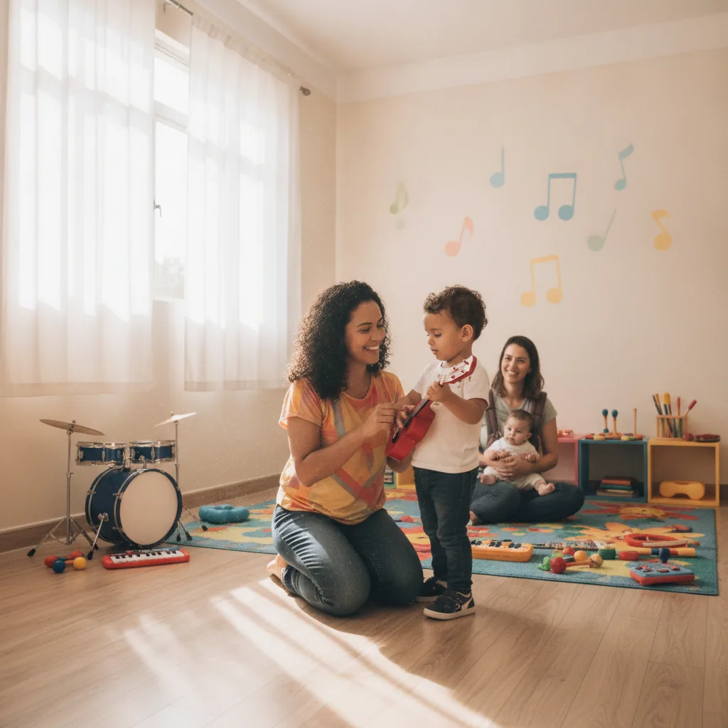 Como Preparar a Criança para a Primeira Aula de Música em Goiânia