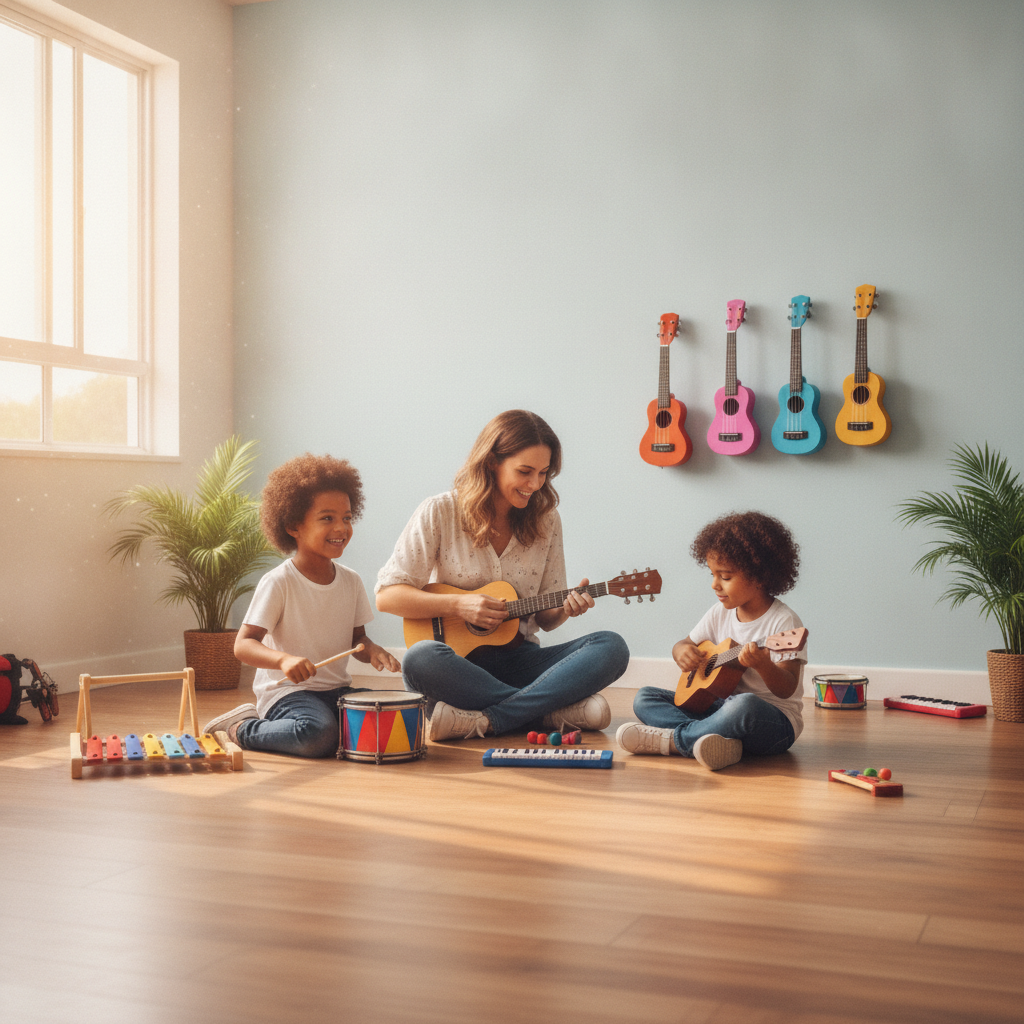Como Preparar uma Criança para Aulas de Música em Goiânia