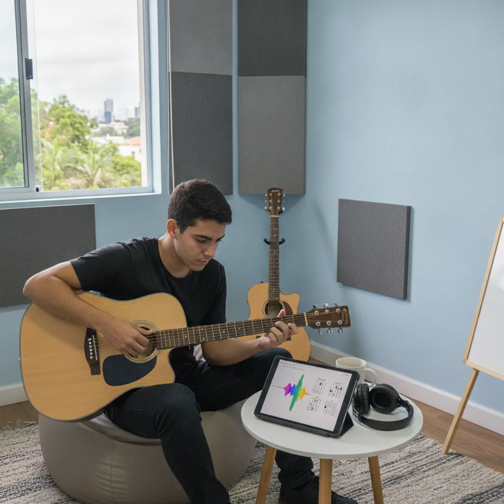Dicas para Praticar Violão em Casa em Goiânia