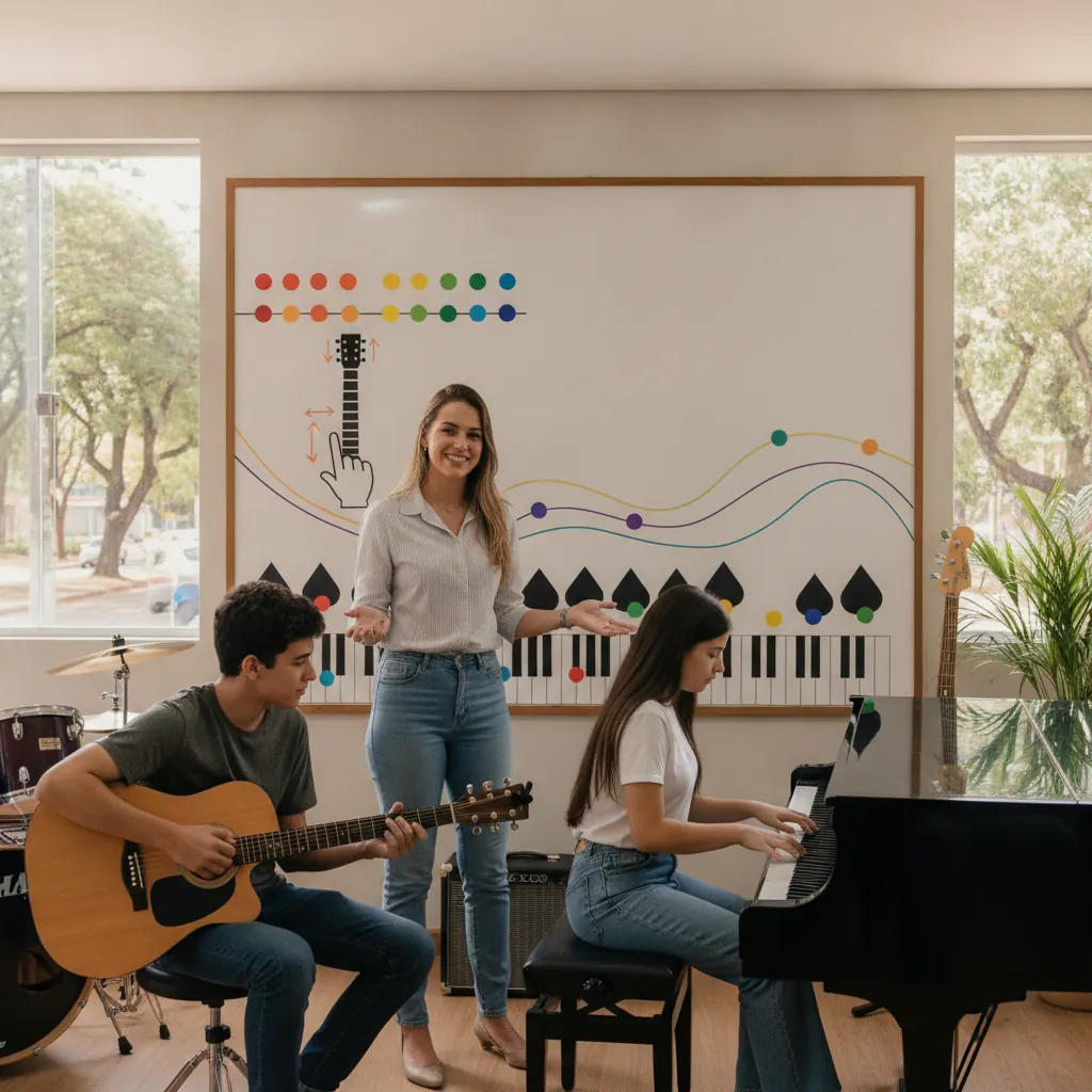Notas Musicais: Como Memorizar no Violão e Piano em Goiânia